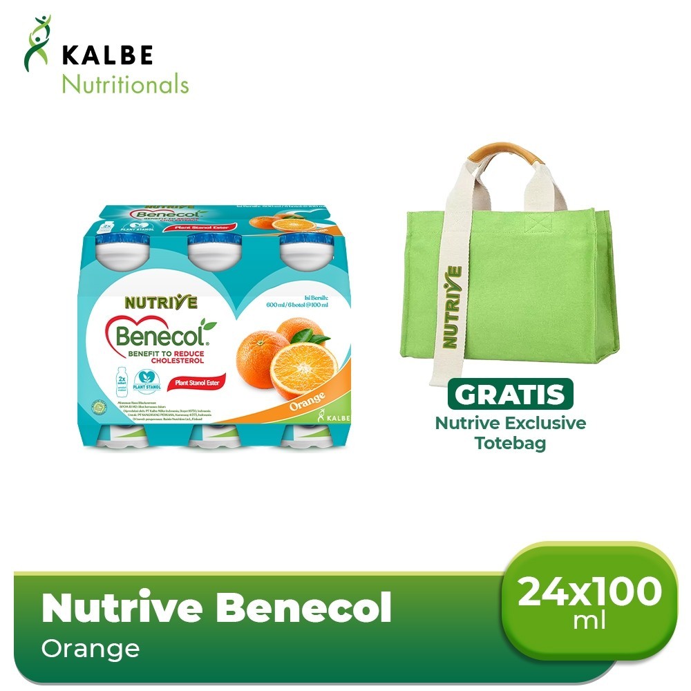 

Nutrive Benecol Orange 6x100ml (4pcs) Free Tote Bag