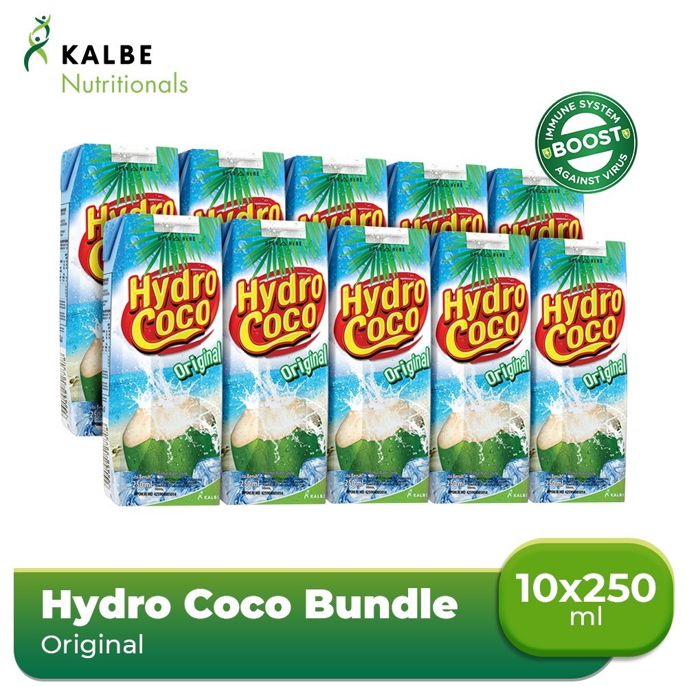 

Hydro Coco Kemasan 250ml - Isi 10