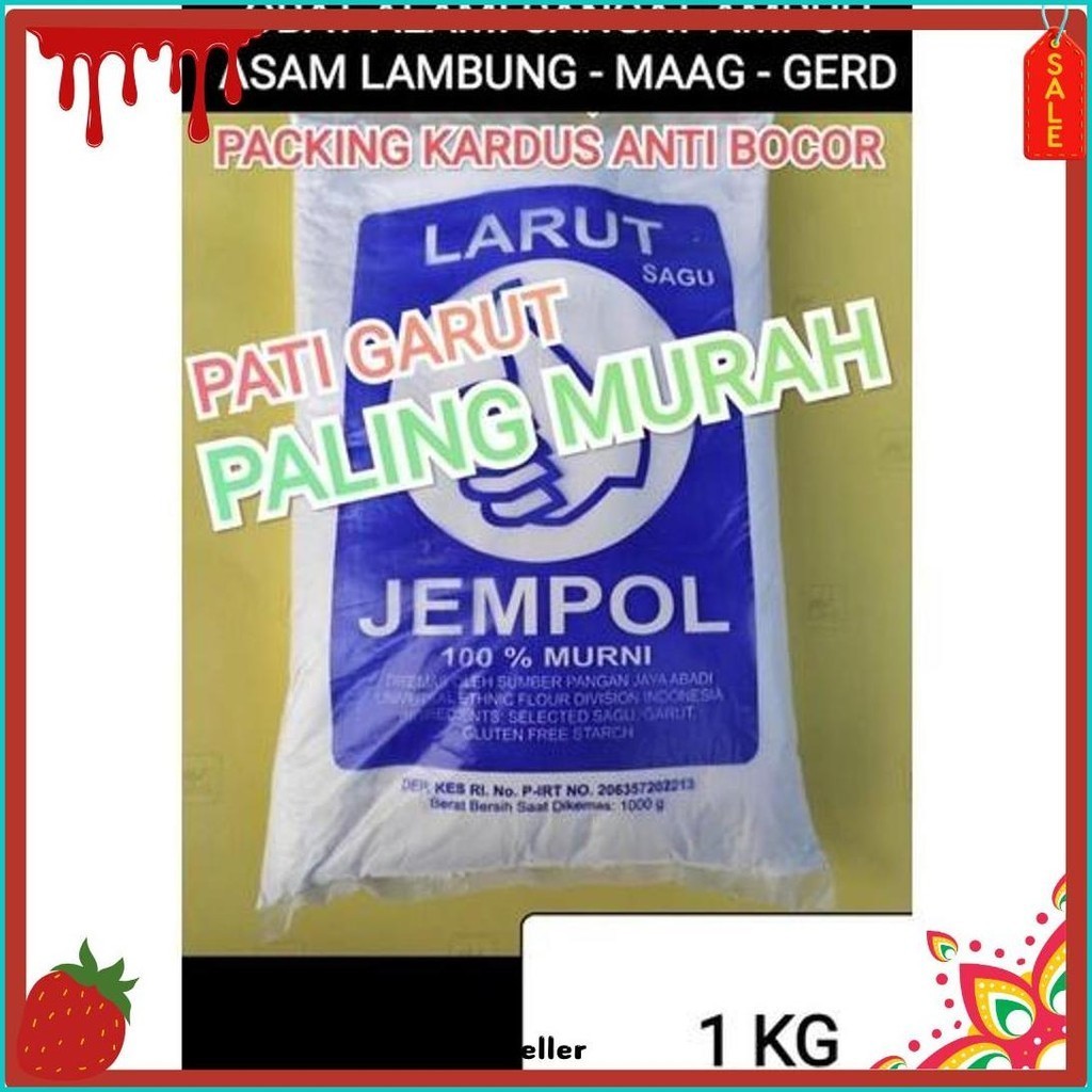 

Tepung Pati Halus Garut / Irut / Sagu Cap Jempol Asli 100% ( Perkilo Sangat Halus Dan Nikmat ) (Lagi Rame)