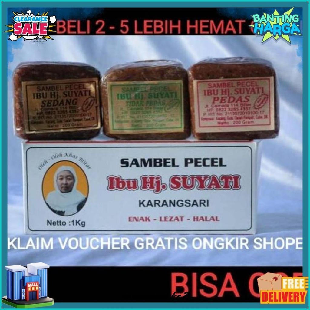 

Sambel Pecel Ibu Hj Suyati Karangsari Blitar / Sambal Pecel Karangsari (Cod)