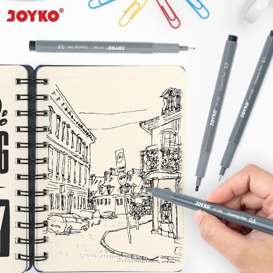 

Promo Drawing Pen Joyko Dp-298S 1 Set 6 Pcs Pena Gambar Murah