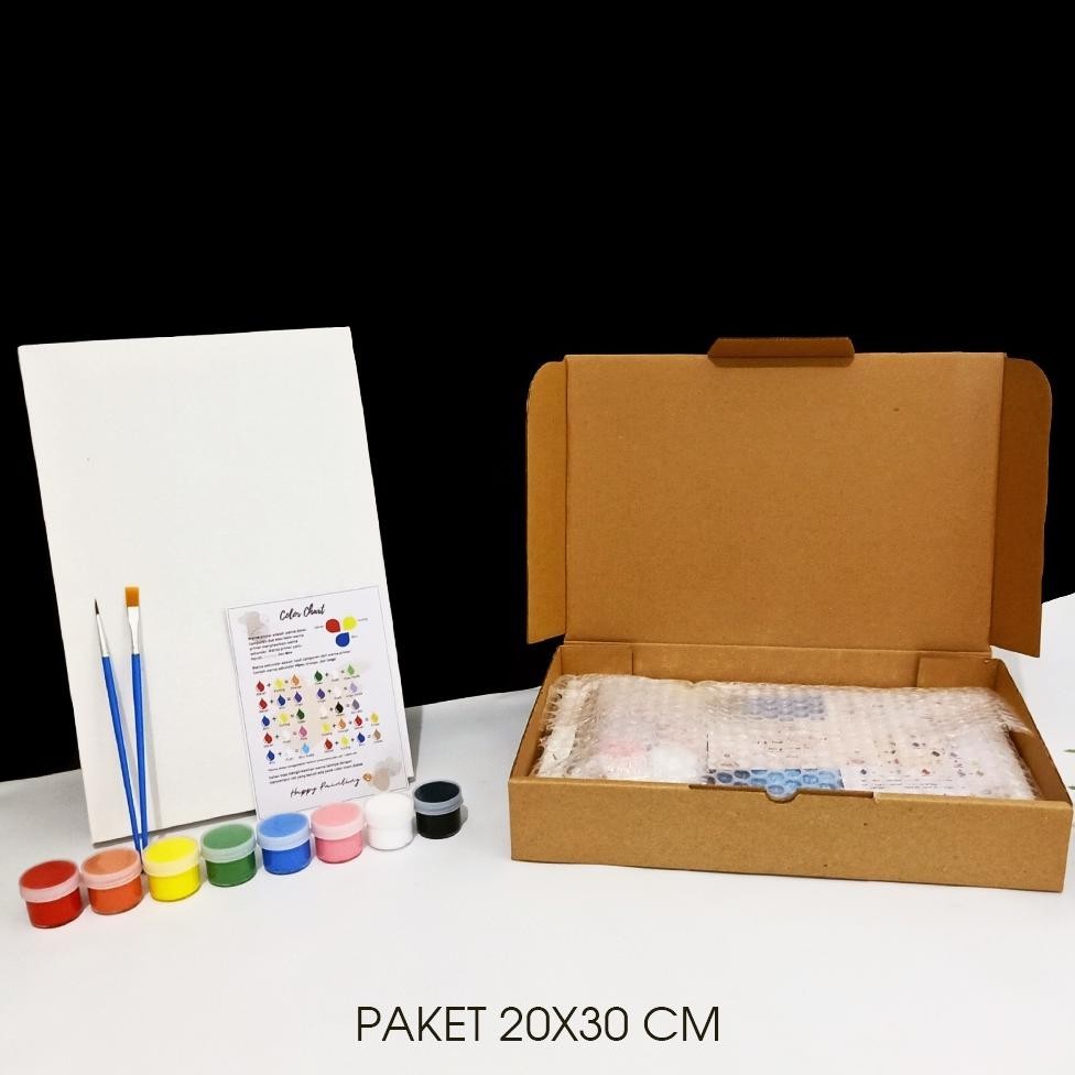 

Promo Paket Lengkap Melukis Kanvas 20X20 Cm 20X30 Cm Pallete Kuas Cat Air Dilengkapi Dengan Color Mixing Chart Dan Kanvas Putih Berkualitas Hemat Garansi