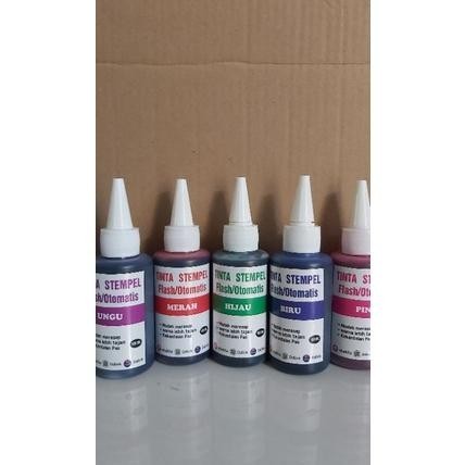 

Super Murah Tinta Stempel Warna/Flash 100Ml All Variant Warna Best Quality (Media Kertas) Hig Quality