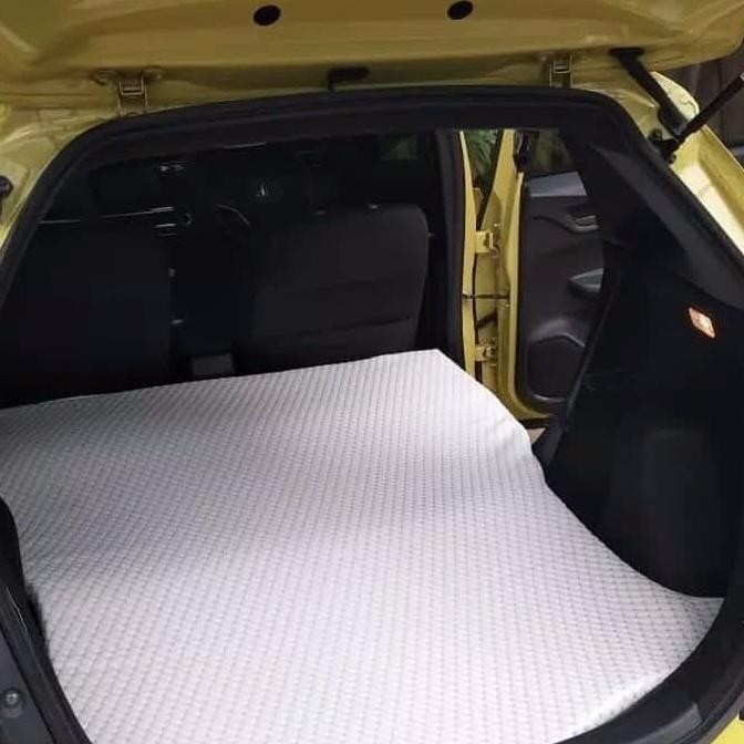 kasur springbed mobil honda jazz+travel bag