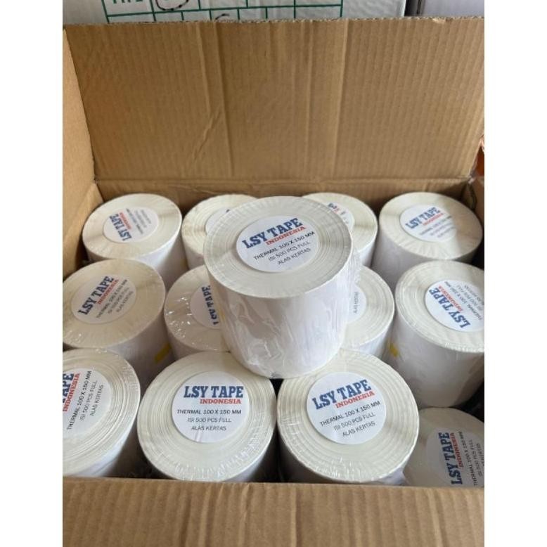

Big Sale Kertas Thermal Label Barcode 100 X 150 Mm A6 Isi 500 Lembar Murah