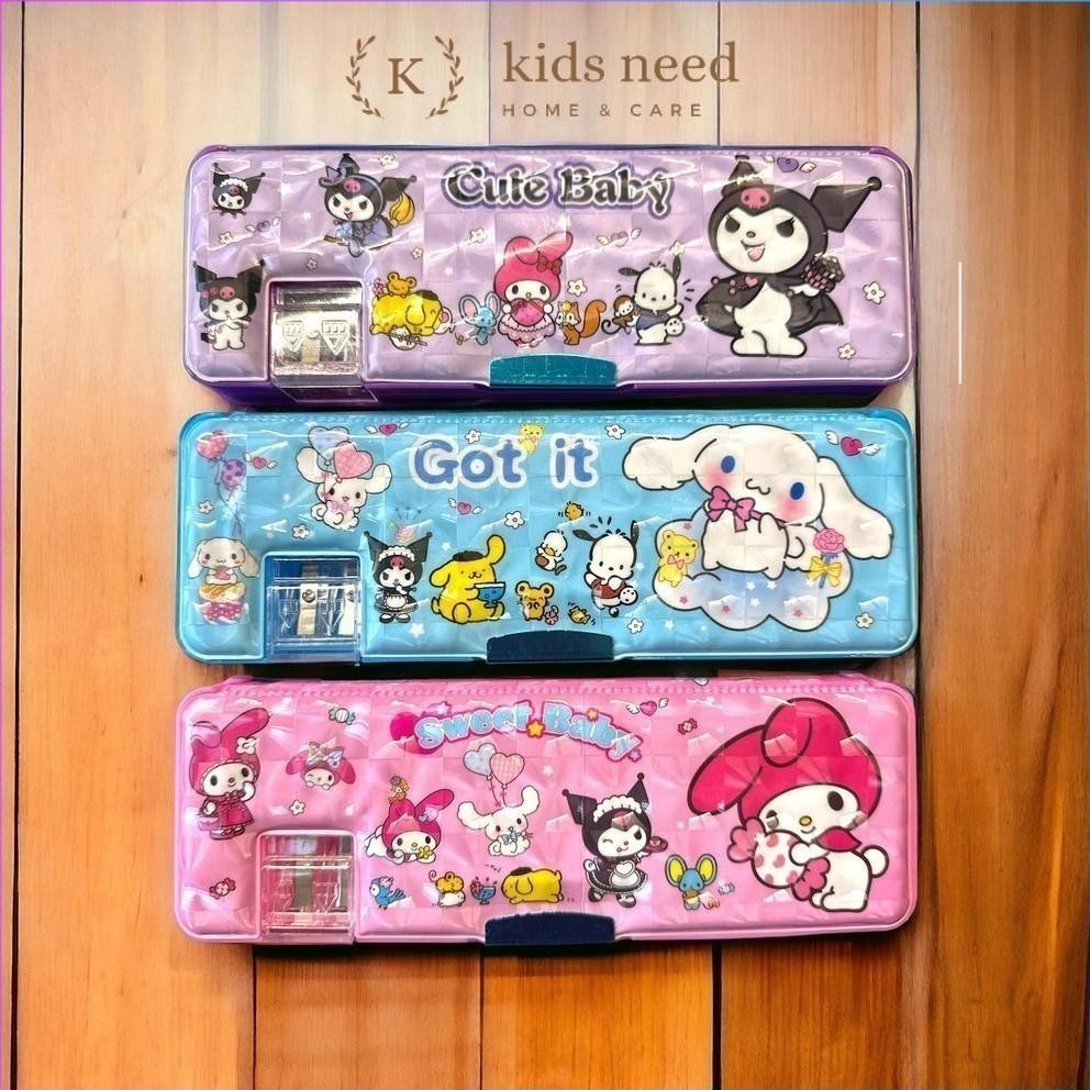 

Diskon Tempat Pensil Magnet Karakter 2 Sisi / Kotak Pensil Magnet Karakter Dengan Rautan Mini / Pensil Case Sanrio Kuromi Hologram Lucu Garansi