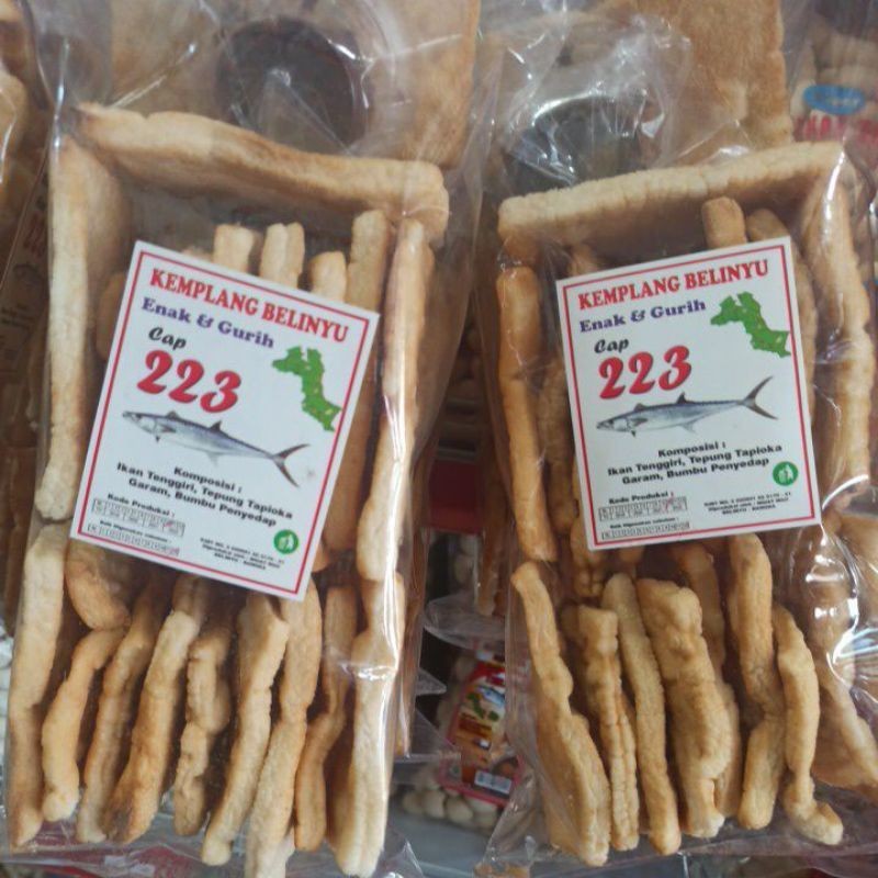 

KEMPLANG PANGGANG 223 BELINYU KHAS BANGKA/OLEH OLEH/SNACK ASLI PALEMBANG