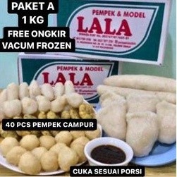 

[ FREE ONGKIR ] ISI 40 PCS PEMPEK LALA 26 ILIR PALEMBANG [ VACUM FROZEN ] 1 KG ASLI PALEMBANG