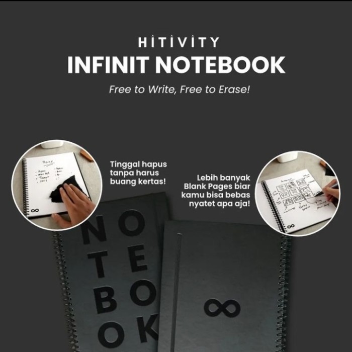 

Infinit Notebook Buku Tulis Catatan Aesthetic Binder Kuliah Diary Note