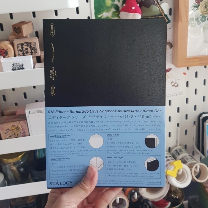 

Stalogy A5 dot 365 Utk Bullet Journal, Planner, Diary - Ready Stock