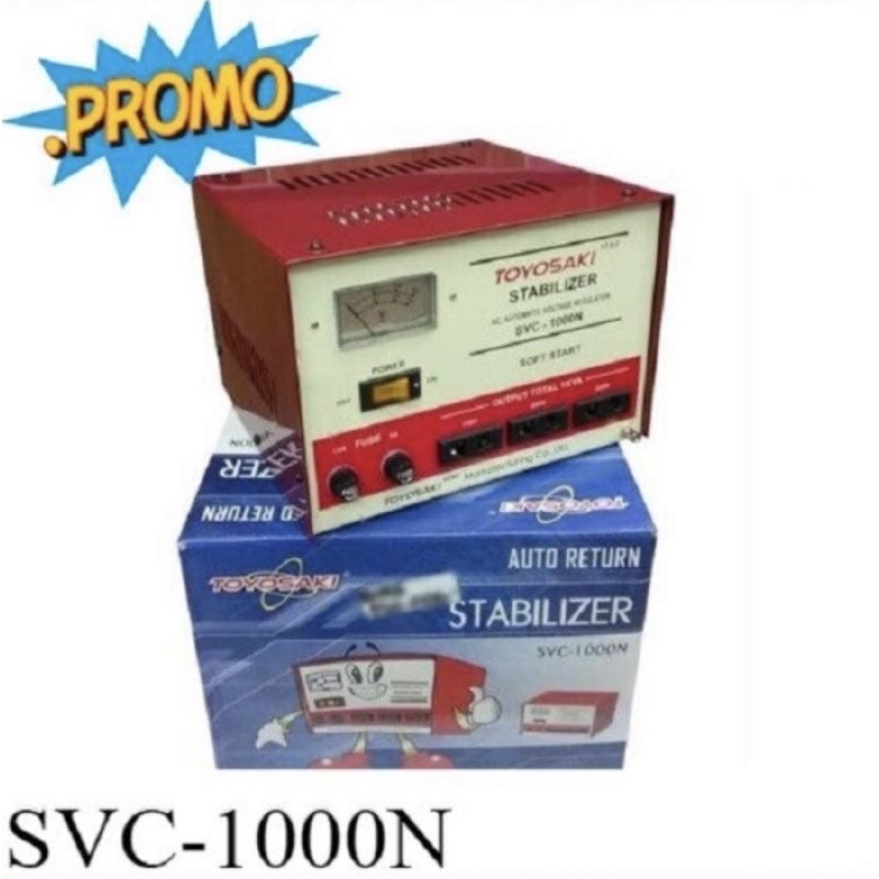 Stabilizer Toyosaki SVC 500N(500Watt) SVC 1000N(1000 Watt)