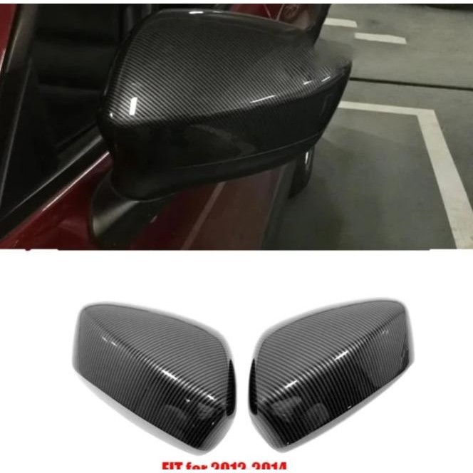 Aksesoris Cx5 - Cover Spion Mazda Cx5 2012 - 2014 Carbon