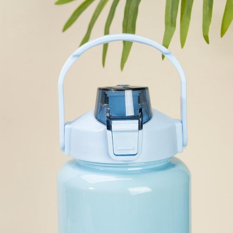 Original K7Mart Hu61 Botol Minum Beranak Mixue 3 In 1 2Liter+900Ml+300Ml/ Botol Beranak Viral / Boto