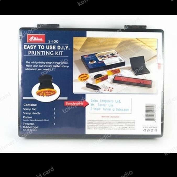 

Special Price!! Stamp Shiny S100 (Printing Kit) Stempel Bongkar Pasang