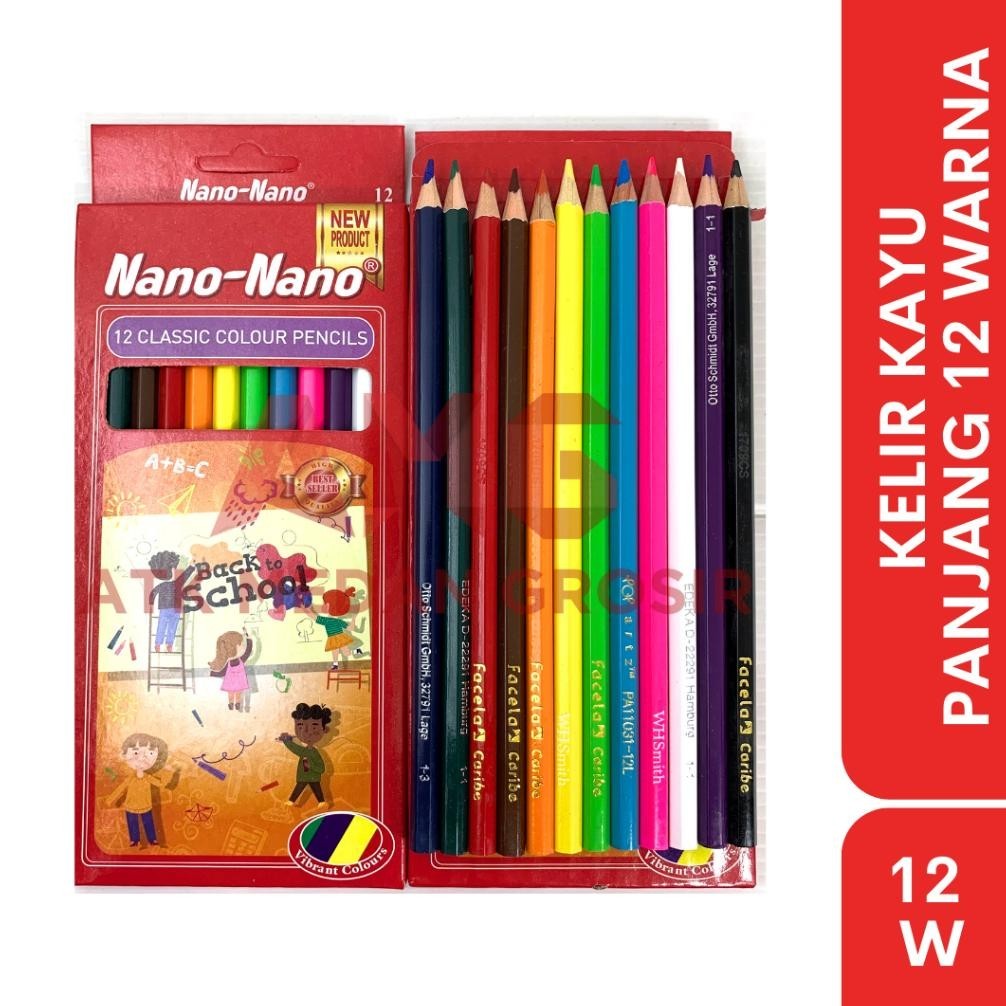 

rwet-23 PENSIL WARNA ISI 12 WARNA PANJANG Hemat