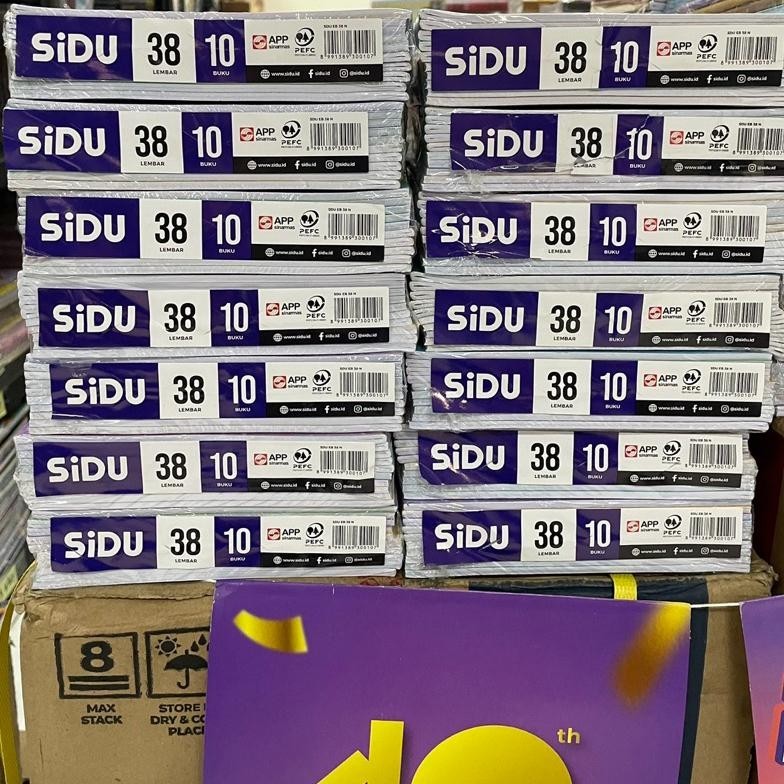 

FE24 Buku Tulis SIDU 38 Lembar [Pak=10 pcs] Viral