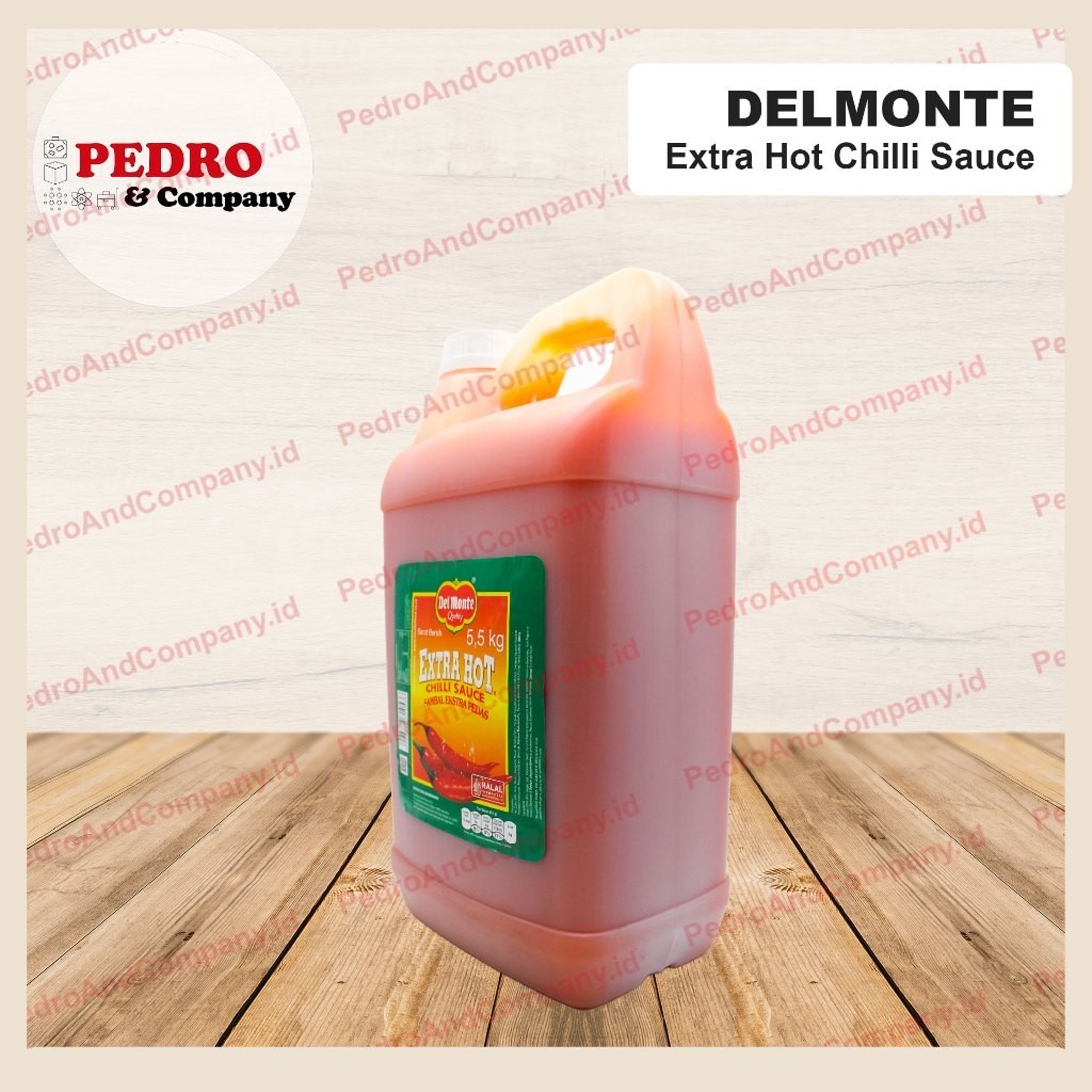 

Del monte extra hot sambal extra pedas 5.5 kg - delmonte chili sauce saus jerigen