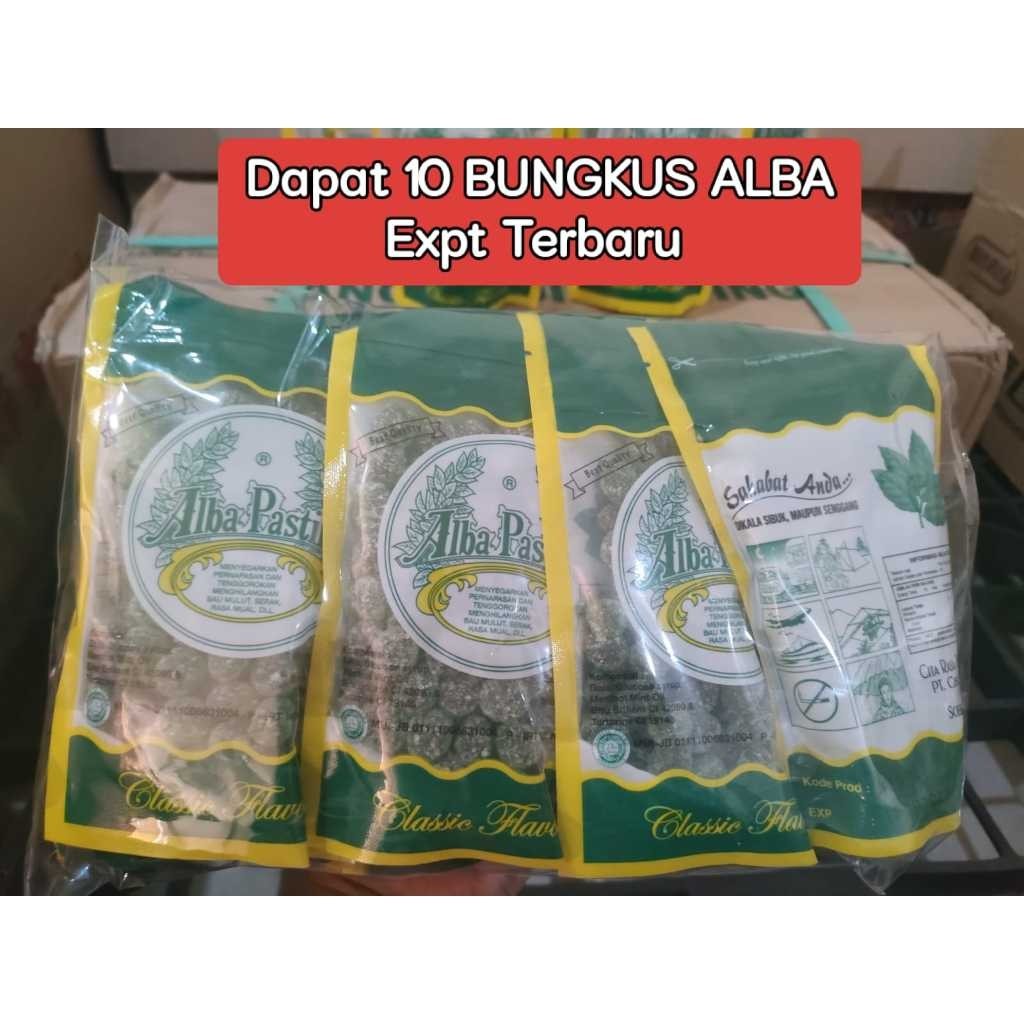 

Permen Alba Pastilles/ Pastilles / 1 pa isi 10 bungkus