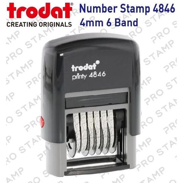 

New | Bagus Stempel Angka Trodat 4846 (Stempel 6 Digit 4 Mm)
