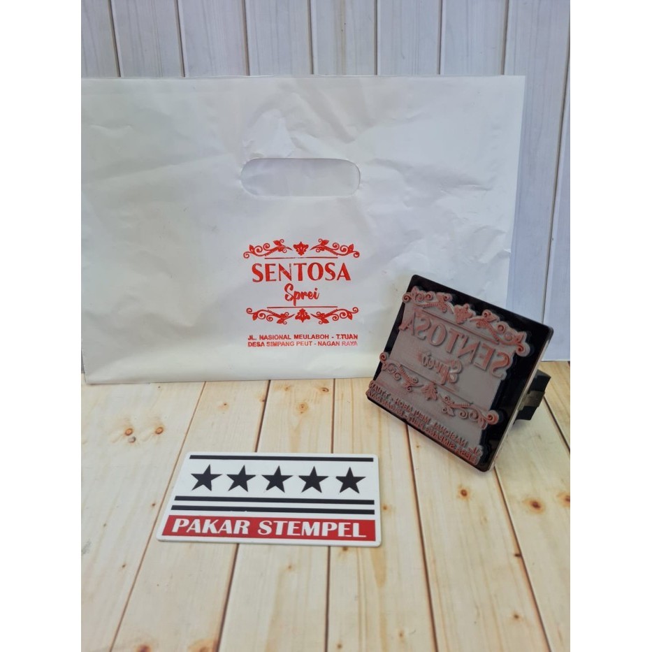 

Paket stempel plastik mumer, sepaket lebih hemat, free tinta permanent