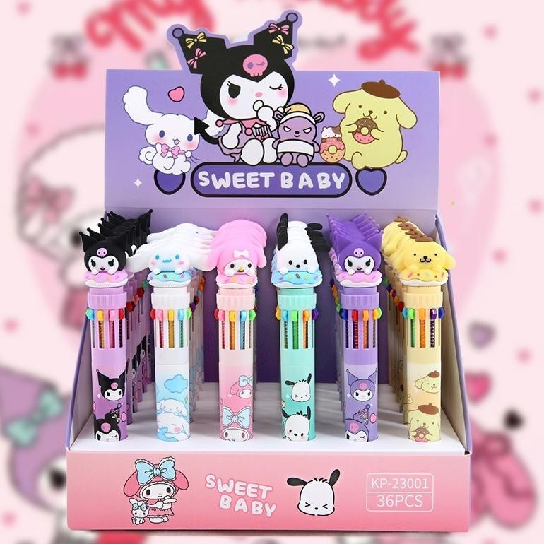 

Promo Hemat! [GROSIR ATK] PULPEN 10 WARNA 3D DOLL SANRIO EDITION / PULPEN MEKANIK 10 WARNA LUCU KARAKTER LUCU LG Sale
