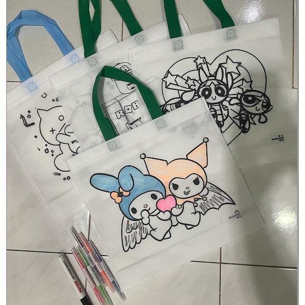 

Promo Spesial!! Goodie Bag Tas Mewarnai Spunbond 33x35x8 Landscape Lukis Suvenir Untuk Lomba Hadiah Acara Edukasi Murah