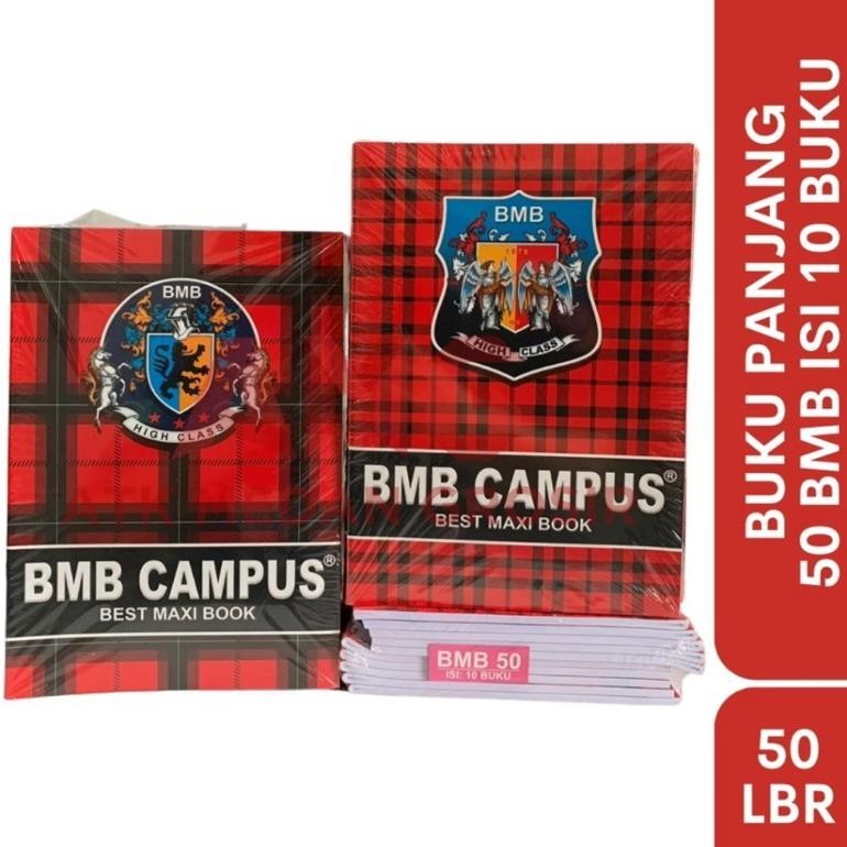 

Mega Sale BUKU TULIS CAMPUS BMB 50 LEMBAR - ISI 10 BUKU / PACK Viral