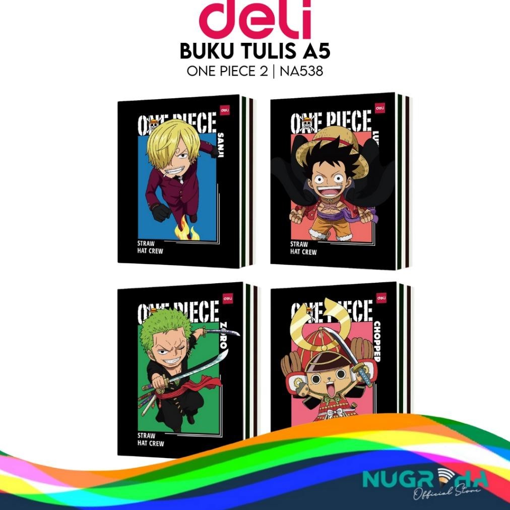 

Paling Murah!!! 2024 Buku Tulis Sekolah DELI 38 Lembar One Piece 2 Premium