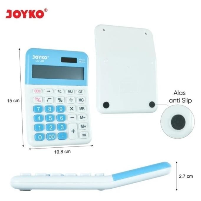 

JOYKO CC36 12 Digit CHECK & CORRECT CALCULATOR - Kalkulator Meja CC 36