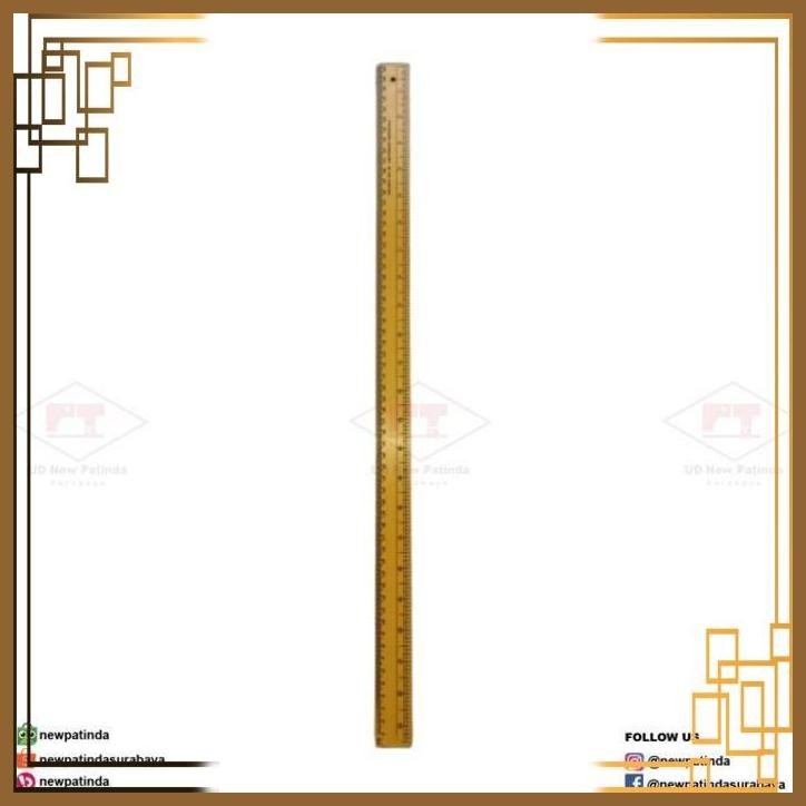 

[NPT] Penggaris Plastik Lurus Panjang 60 cm