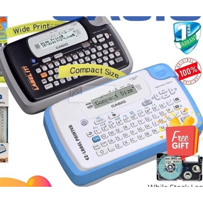 

Print Label Printer Casio KL-120 Label It