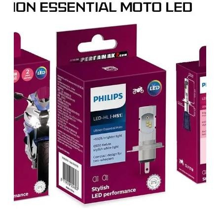 Ow42 Lampu Depan Motor LED HS1 PHILIPS 2 Sisi LED-HL M5 HS1 ORIGINAL 100% Premium