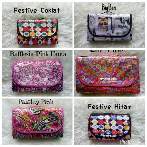 Asna Tiklip Tikar Lipat Motif Shabby Chic Karpet Plastik Shabby Premium