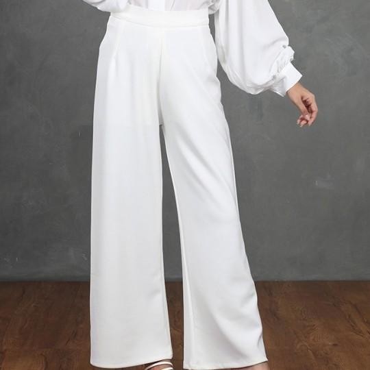 Celana Kulot Wanita All Size/Celana Kulot Wanita Putih