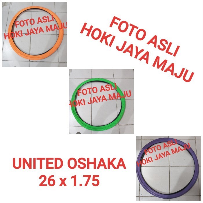 Unik Ban Luar Sepeda 26 X 1.75 175 United Oshaka Ori