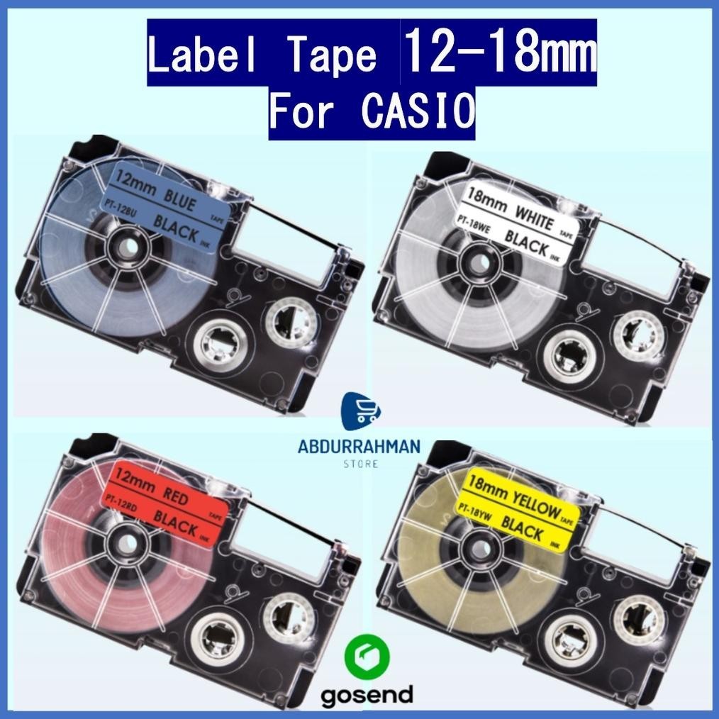 

PROMO Label Tape 9 12 18 mm for Casio EZ Label Tape Printer 9mm 12mm 18mm KL 60 120 White Putih Kuning My56