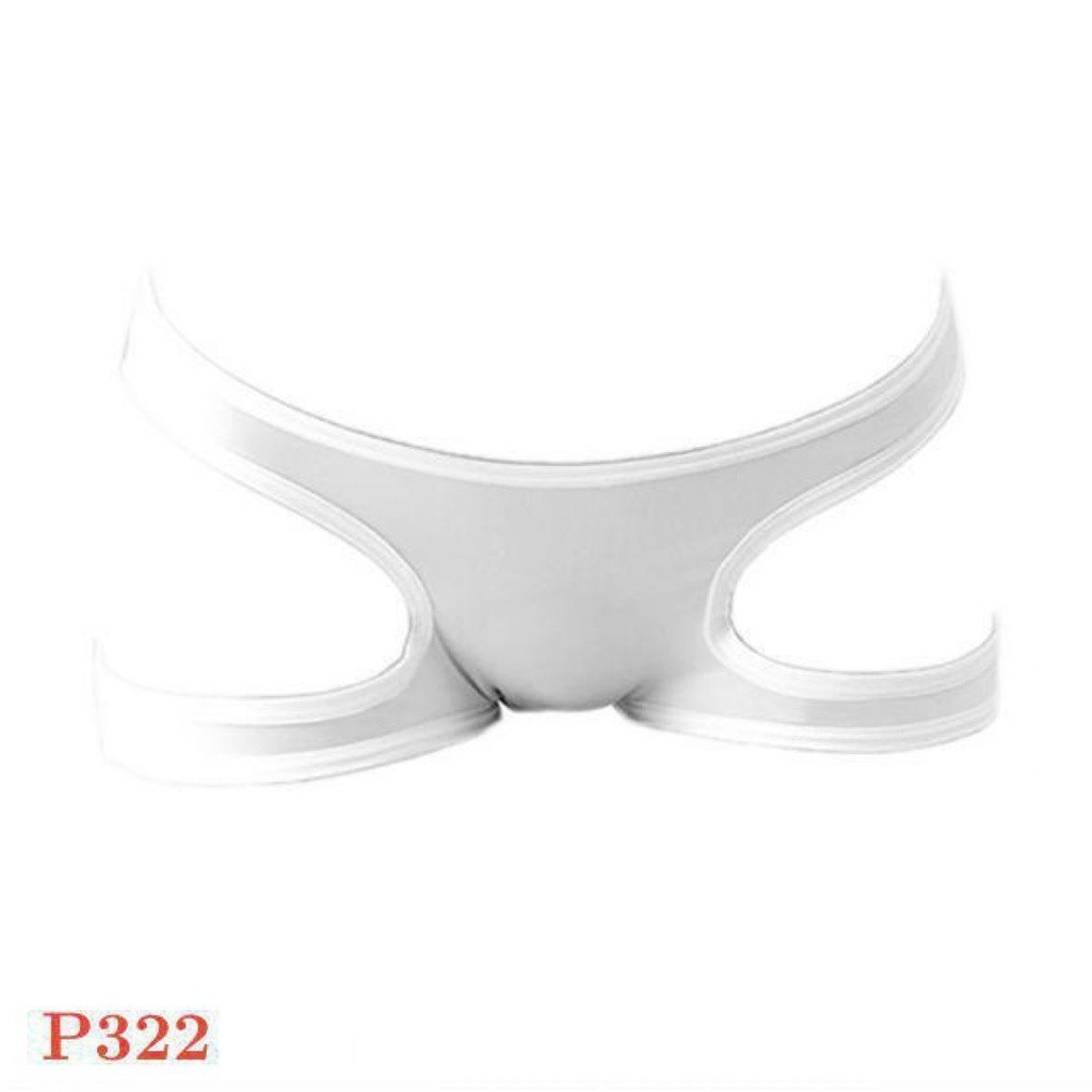 P322 Celana Dalam Wanita Sexy Panties Boyshort Putih