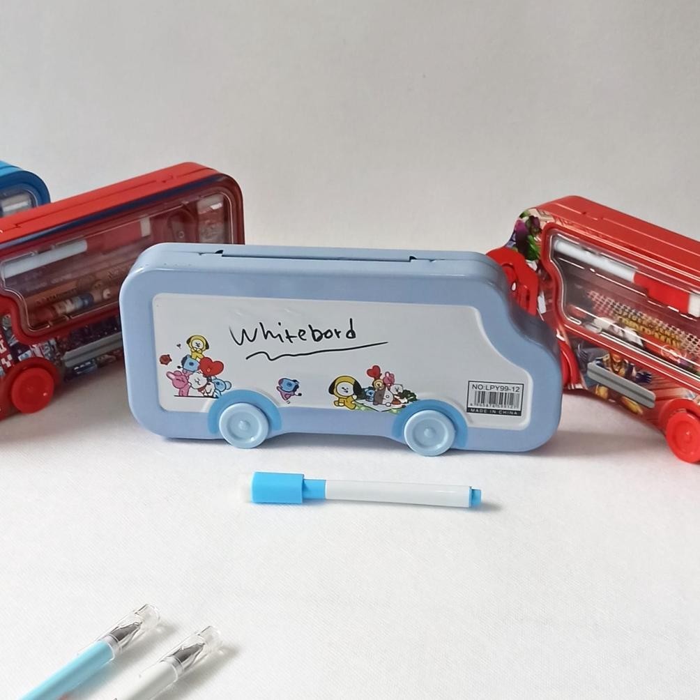 

Gj-46 Hd Kotak Pensil Kaleng Bentuk Mobil Whiteboard / Kotak Pensil + Alat Tulis Promo Gila