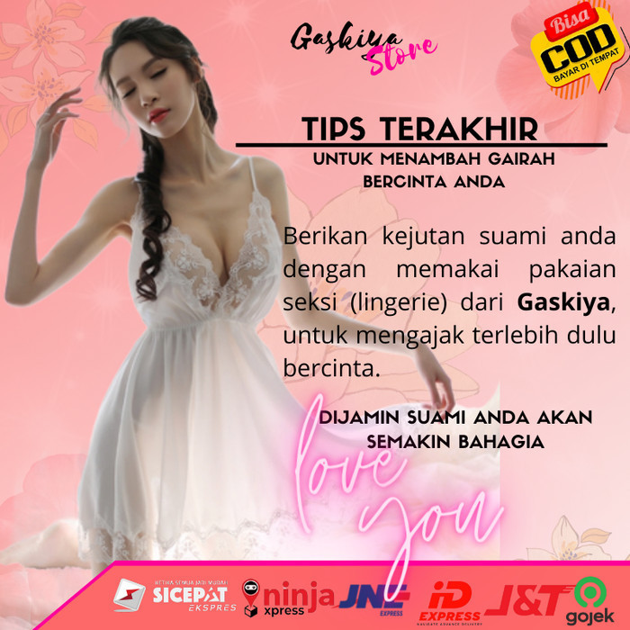 Lingerie Baju Dinas Celana Tidur Wanita Cewek Haram Seksi Sexy Premium