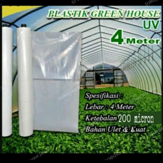 

JUAL PLASTIK UV LEBAR 4 METER 200 MICRON TEBAL HARGA TERMURAH KULITAS BAIK