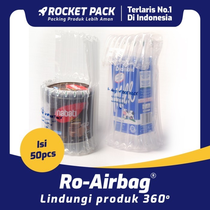 

SALE RO-AIRBAG by ROCKET PACK/ alternatif bubble wrap (Harga 1 pack 50 pcs)