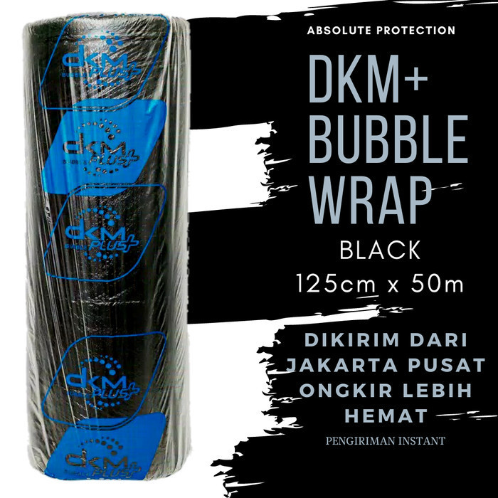 

HOT SALE PLASTIK BUBBLE WRAP DKM+ BLACK 125CM X 50M