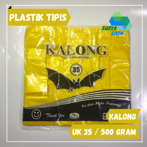 

HOT PROMO Kantong Plastik / Kresek Kuning Kalong 35 @500 gr