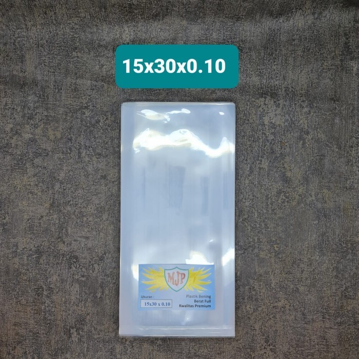 

MURAH Plastik PP Bening MJP Tebal 010 Uk 15x30 Limited Sisa Produksi