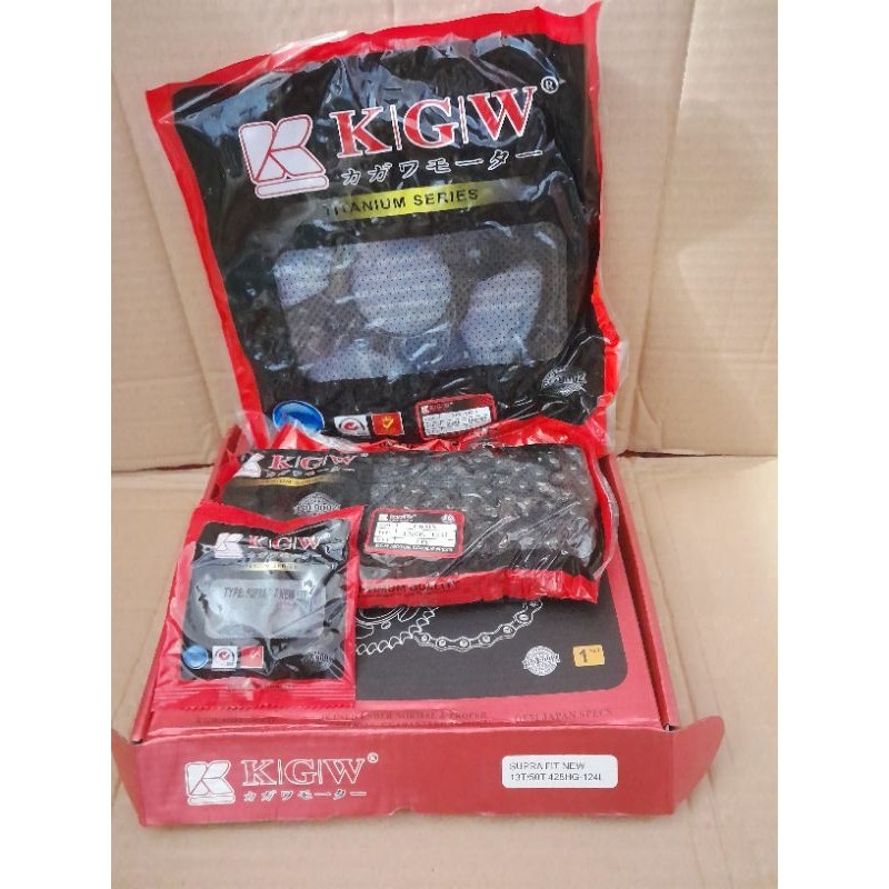 Kagawa (KGW) Gear Paket Supra Fit new 13/50T (428HG-124L)