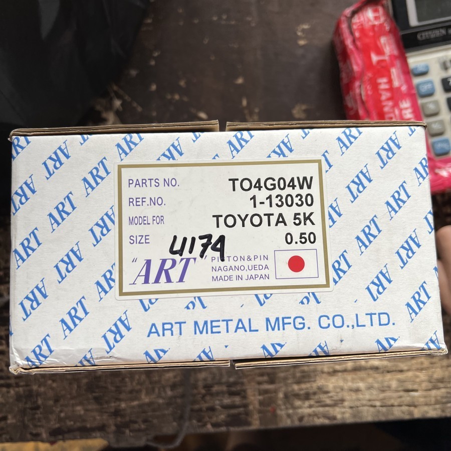 Piston Seher SET Kijang 5K / Super / Grand (050) - Seher Toyota - ART