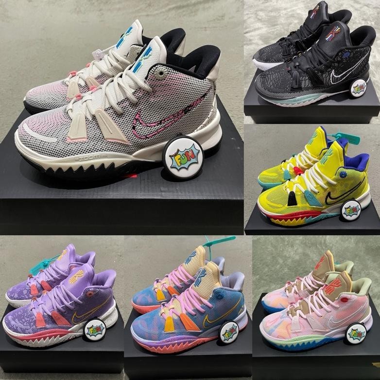 Promo ( COWOK - CEWEK ) SEPATU BASKET NK KYRI 7 PALE IVORY PREMIUM ORIGINAL