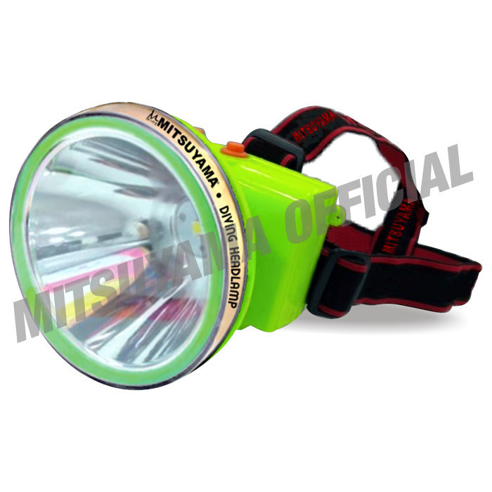 SENTER KEPALA SELAM/HEADLAMP DIVING LED 80W MITSUYAMA(MS-216P/MS-216K)
