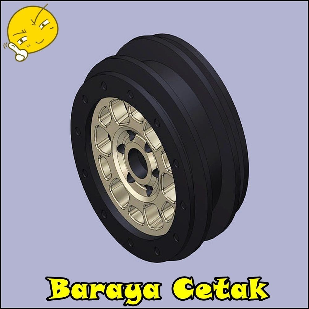 RC Velg RC Toyota TRD V2 Width Offset WPL MN Rim wpl c14 c24 c44 c34 d90 d99 b16 d99s B14 B24 B36 C5