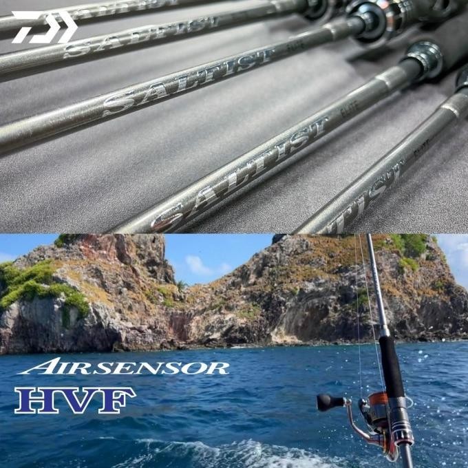 Daiwa Saltist Elite LJ 2023 Light Jigging Rod Joran Pancing .,